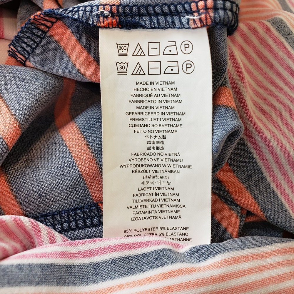 Michael Kors Stripe Shift Dress Short Sleeves, Medium EUC - Picture 7 of 7